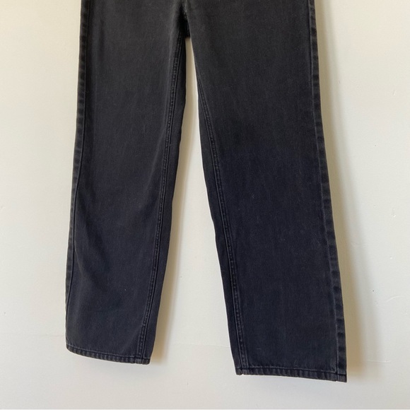 Oak and Fort Washed Black Wide Straight Leg Jeans size 27 - Picture 5 of 9